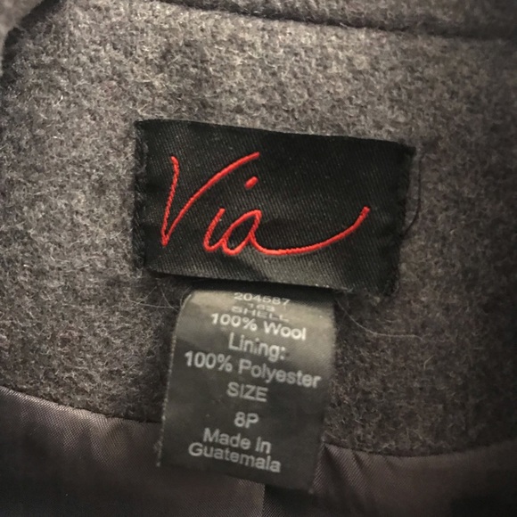 Grey Wool Coat - Picture 6 of 8